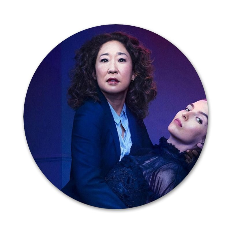 Serial de televiziune Killing Eve Insignă de lux Broșă Accesorii pentru îmbrăcăminte Rucsac Decorare cadou