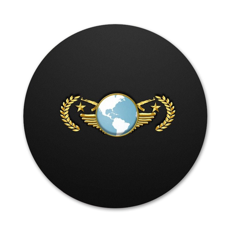 Counter Strike Cs Go Rank Piktogramos Smeigtukai Ženkliuko papuošimas Sagės Metaliniai ženkleliai drabužiams Kuprinės puošimas