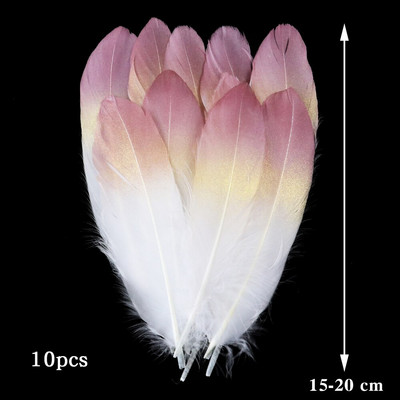 10-50 KOM Prirodno bijelo perje Rukotvorine DIY Izrada nakita Pokrivalo za glavu Noj Puretina Paunovo perje Vjenčanje Dekoracija doma