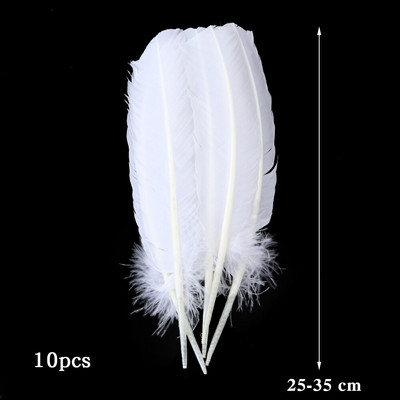 10-50 KOM Prirodno bijelo perje Rukotvorine DIY Izrada nakita Pokrivalo za glavu Noj Puretina Paunovo perje Vjenčanje Dekoracija doma