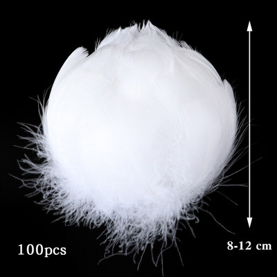 10-50 KOM Prirodno bijelo perje Rukotvorine DIY Izrada nakita Pokrivalo za glavu Noj Puretina Paunovo perje Vjenčanje Dekoracija doma