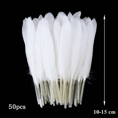 10-50 KOM Prirodno bijelo perje Rukotvorine DIY Izrada nakita Pokrivalo za glavu Noj Puretina Paunovo perje Vjenčanje Dekoracija doma