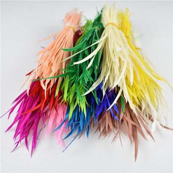 Цветни естествени гъши пера за коса Занаяти Пера за изработка на бижута Материали за връзване на мухи Декорация Carnaval Dream Catcher