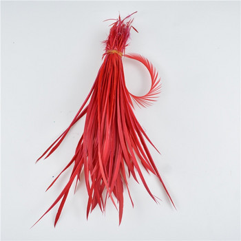Цветни естествени гъши пера за коса Занаяти Пера за изработка на бижута Материали за връзване на мухи Декорация Carnaval Dream Catcher