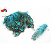 10 komada 100% prirodnog prvoklasnog fazanskog perja 4-8 cm/2-3 inča jezersko plave Okure prekrasne za pokrivalo za glavu maske za karnevalski kostim „uradi sam“