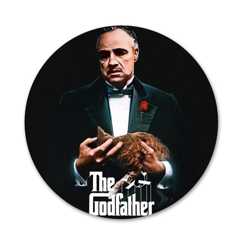 Krstný otec, odznak, brošňa, špendlíky, doplnky na oblečenie, batoh, dekorácia, darček