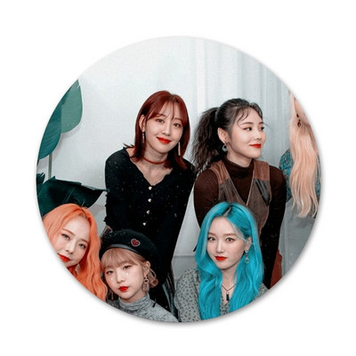 Loona YYXY kpop merginos Piktogramos Smeigtukai Ženkliuko apdaila Sagės Metaliniai ženkleliai drabužiams Kuprinės puošimas