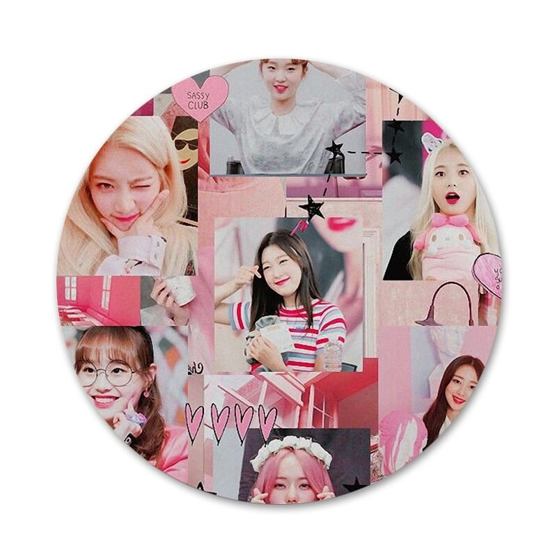 Loona YYXY kpop merginos Piktogramos Smeigtukai Ženkliuko apdaila Sagės Metaliniai ženkleliai drabužiams Kuprinės puošimas