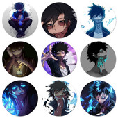 Dabi My Hero Academia anime Badge καρφίτσα καρφίτσα Αξεσουάρ για ρούχα Σακίδιο πλάτης Διακόσμηση δώρο 58mm
