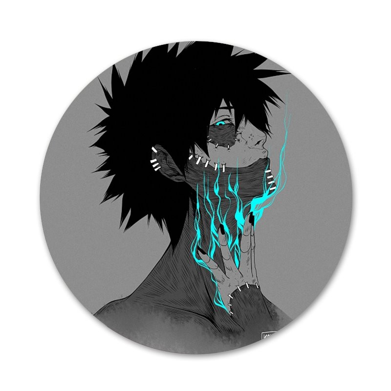 Dabi My Hero Academia anime Badge καρφίτσα καρφίτσα Αξεσουάρ για ρούχα Σακίδιο πλάτης Διακόσμηση δώρο 58mm