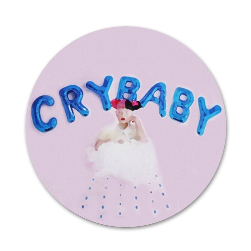 58mm Melanie Martinez Cry baby Icons Ace de decorare insignă Broșe Insigne metalice pentru haine Decorare rucsac