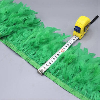 Comerț cu ridicata 1/5/10 m pufos frumos cu pene de curcan panglică ciucuri pene de curcan pentru costum de carnaval îmbrăcăminte DIY