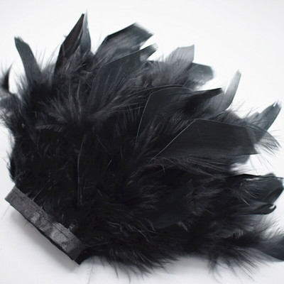 Comerț cu ridicata 1/5/10 m pufos frumos cu pene de curcan panglică ciucuri pene de curcan pentru costum de carnaval îmbrăcăminte DIY