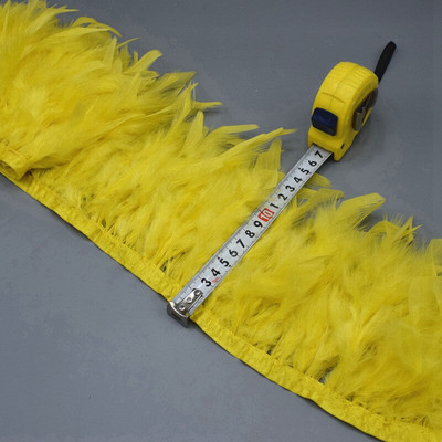 Comerț cu ridicata 1/5/10 m pufos frumos cu pene de curcan panglică ciucuri pene de curcan pentru costum de carnaval îmbrăcăminte DIY