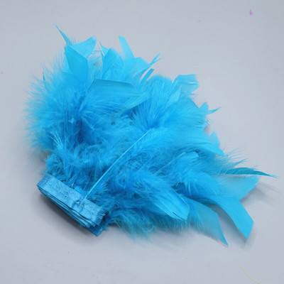 Comerț cu ridicata 1/5/10 m pufos frumos cu pene de curcan panglică ciucuri pene de curcan pentru costum de carnaval îmbrăcăminte DIY