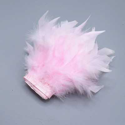 Comerț cu ridicata 1/5/10 m pufos frumos cu pene de curcan panglică ciucuri pene de curcan pentru costum de carnaval îmbrăcăminte DIY
