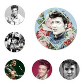 Rock Roll Elvis Presley märk Pross Pin Aksessuaarid riiete jaoks Seljakoti kaunistus kingitus