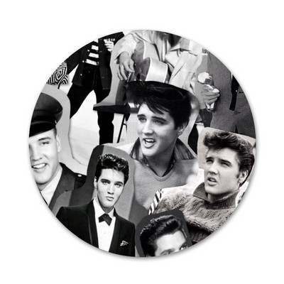 Rock Roll Elvis Presley märk Pross Pin Aksessuaarid riiete jaoks Seljakoti kaunistus kingitus