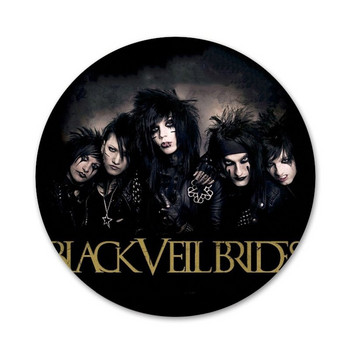 Andy Biersack veil brides bvb Icons Pins Badge Decoration Брошки Метални значки за дрехи Декорация на раница 58 mm