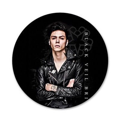 Andy Biersack loori pruudid bvb ikoonid nööpnõelad märgi kaunistus prossid metallist märgid riiete jaoks seljakoti kaunistus 58 mm