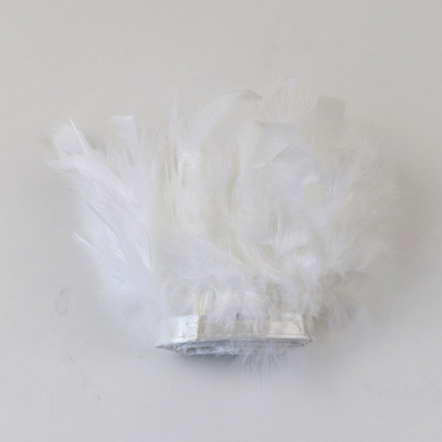 Пуешки пера 4-6 инча Гривна за рокли Метри Маншети Ръкави Джухат Лента Пера 1 метър Декорации за шиене Занаятчийски декорации