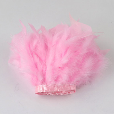 Пуешки пера 4-6 инча Гривна за рокли Метри Маншети Ръкави Джухат Лента Пера 1 метър Декорации за шиене Занаятчийски декорации