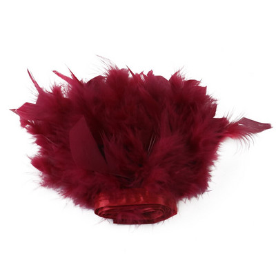 Пуешки пера 4-6 инча Гривна за рокли Метри Маншети Ръкави Джухат Лента Пера 1 метър Декорации за шиене Занаятчийски декорации