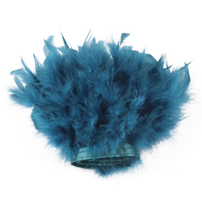 Пуешки пера 4-6 инча Гривна за рокли Метри Маншети Ръкави Джухат Лента Пера 1 метър Декорации за шиене Занаятчийски декорации