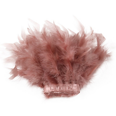 Пуешки пера 4-6 инча Гривна за рокли Метри Маншети Ръкави Джухат Лента Пера 1 метър Декорации за шиене Занаятчийски декорации
