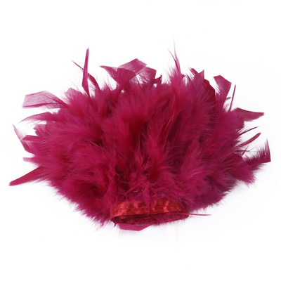 Пуешки пера 4-6 инча Гривна за рокли Метри Маншети Ръкави Джухат Лента Пера 1 метър Декорации за шиене Занаятчийски декорации