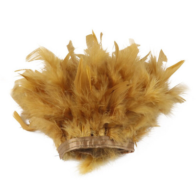 Пуешки пера 4-6 инча Гривна за рокли Метри Маншети Ръкави Джухат Лента Пера 1 метър Декорации за шиене Занаятчийски декорации