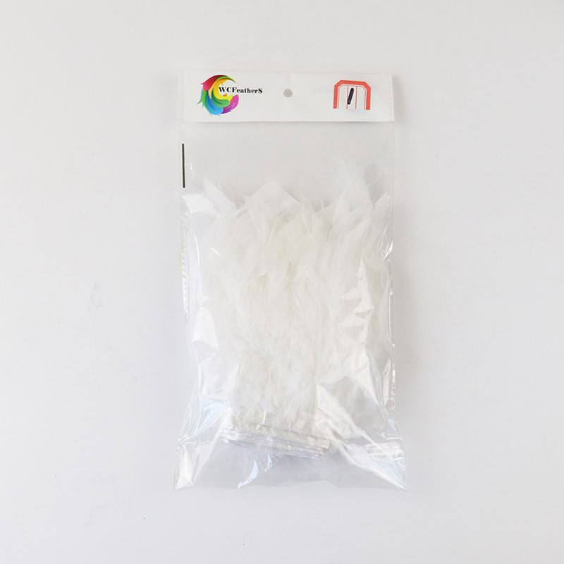 Пуешки пера 4-6 инча Гривна за рокли Метри Маншети Ръкави Джухат Лента Пера 1 метър Декорации за шиене Занаятчийски декорации