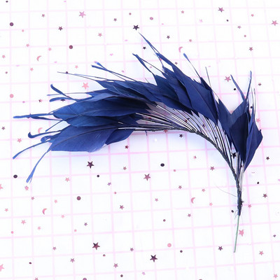 Diy pokrivalo za glavu Cvijet od perja Prirodno guščje perje obojeno Šareni vjenčani nakit Dodaci za kućne zabave Rukotvorine Perje