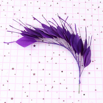 Diy pokrivalo za glavu Cvijet od perja Prirodno guščje perje obojeno Šareni vjenčani nakit Dodaci za kućne zabave Rukotvorine Perje