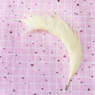 Diy pokrivalo za glavu Cvijet od perja Prirodno guščje perje obojeno Šareni vjenčani nakit Dodaci za kućne zabave Rukotvorine Perje