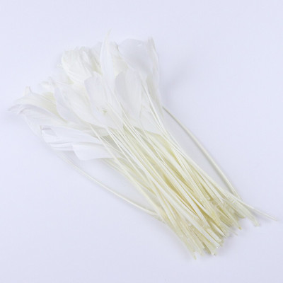 Боядисана кожа, розово гъше перо, бижута, обеци, украса с пера 15-20 см/6-8 инча, красиви лебедови пера за занаяти, 50 бр./пакет