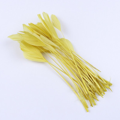 Боядисана кожа, розово гъше перо, бижута, обеци, украса с пера 15-20 см/6-8 инча, красиви лебедови пера за занаяти, 50 бр./пакет