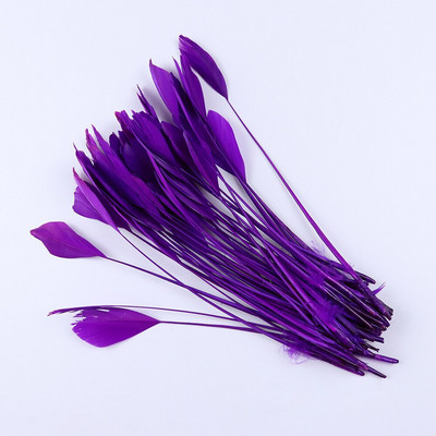 Боядисана кожа, розово гъше перо, бижута, обеци, украса с пера 15-20 см/6-8 инча, красиви лебедови пера за занаяти, 50 бр./пакет