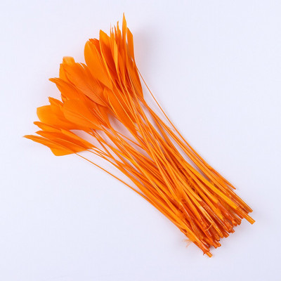 Боядисана кожа, розово гъше перо, бижута, обеци, украса с пера 15-20 см/6-8 инча, красиви лебедови пера за занаяти, 50 бр./пакет