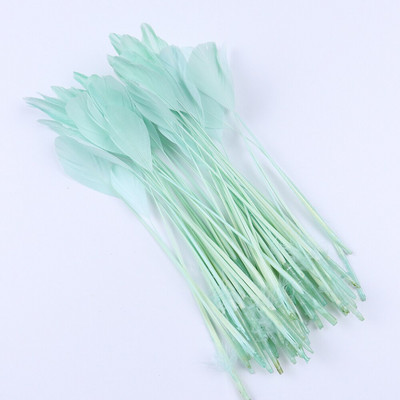 Боядисана кожа, розово гъше перо, бижута, обеци, украса с пера 15-20 см/6-8 инча, красиви лебедови пера за занаяти, 50 бр./пакет