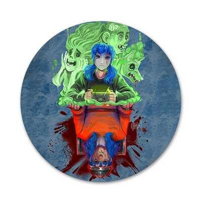 58 mm Sally Face Mäng Ikoonid Nööpnõelad Märgi kaunistus Prossid Metallist märgid riiete jaoks Seljakoti kaunistamine