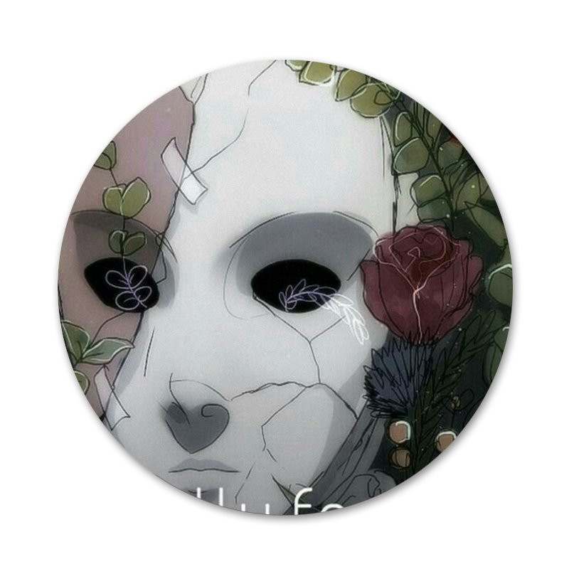 58 mm Sally Face Mäng Ikoonid Nööpnõelad Märgi kaunistus Prossid Metallist märgid riiete jaoks Seljakoti kaunistamine