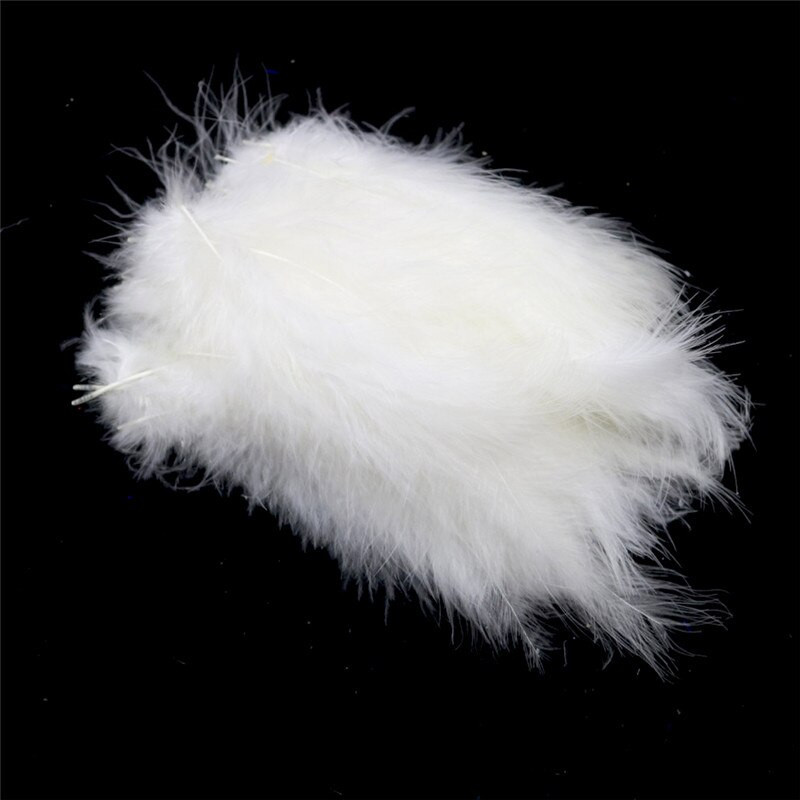 50 vnt Natūralios plunksnos 4–6 colių 10–15 cm Turkijos marabu plunksnos plunksnos pūkuotos vestuvinės suknelės „pasidaryk pats“ papuošalai dekoro priedai plunksnos