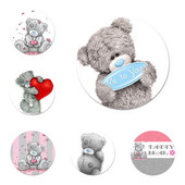 Teddy Me To You Karu Ikoonid Nööpnõelad Märgi kaunistus Prossid Metallist märgid riiete jaoks Seljakoti kaunistus
