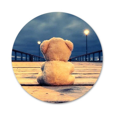 Teddy Me To You Karu Ikoonid Nööpnõelad Märgi kaunistus Prossid Metallist märgid riiete jaoks Seljakoti kaunistus