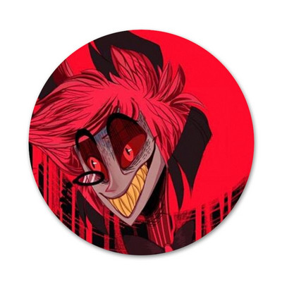 Hazbin Hotels Alastor Badge Καρφίτσα Αξεσουάρ καρφίτσας για ρούχα Δώρο διακόσμηση σακιδίου πλάτης