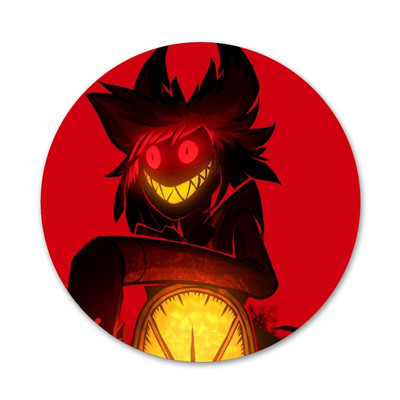 Hazbin Hotels Alastor Badge Καρφίτσα Αξεσουάρ καρφίτσας για ρούχα Δώρο διακόσμηση σακιδίου πλάτης