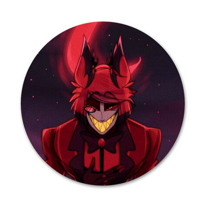 Hazbin Hotels Alastor Badge Καρφίτσα Αξεσουάρ καρφίτσας για ρούχα Δώρο διακόσμηση σακιδίου πλάτης