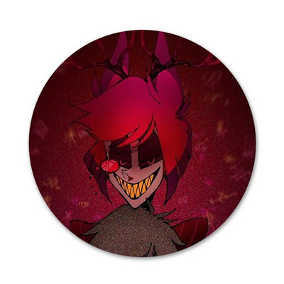 Hazbin Hotels Alastor Badge Καρφίτσα Αξεσουάρ καρφίτσας για ρούχα Δώρο διακόσμηση σακιδίου πλάτης