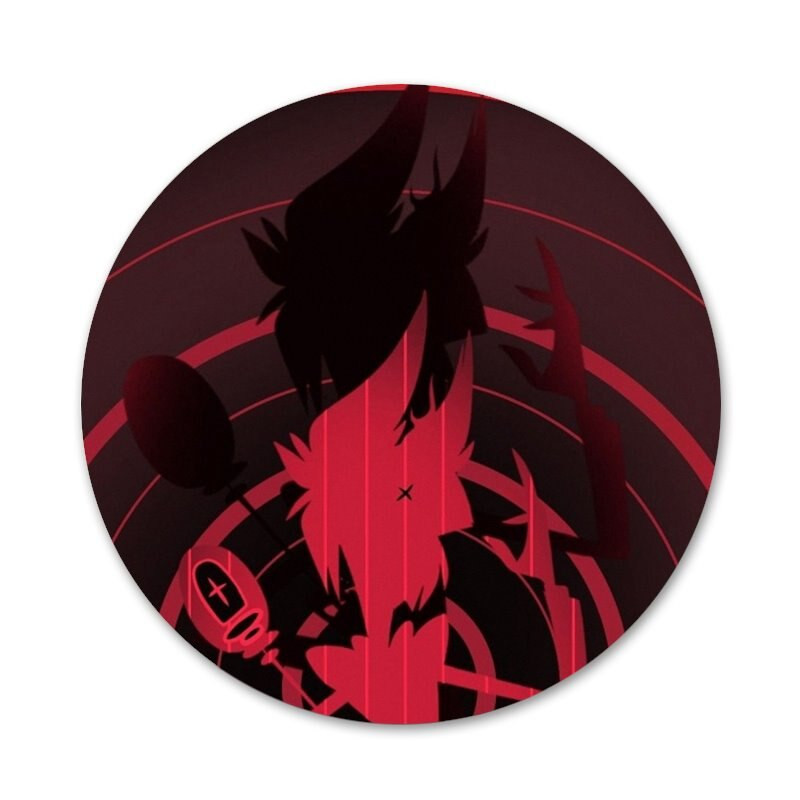 Hazbin Hotels Alastor Badge Καρφίτσα Αξεσουάρ καρφίτσας για ρούχα Δώρο διακόσμηση σακιδίου πλάτης